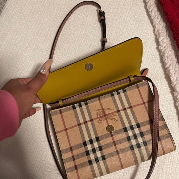 Burberry Bags Pink Burberry Cross Body Bag Real Poshmark